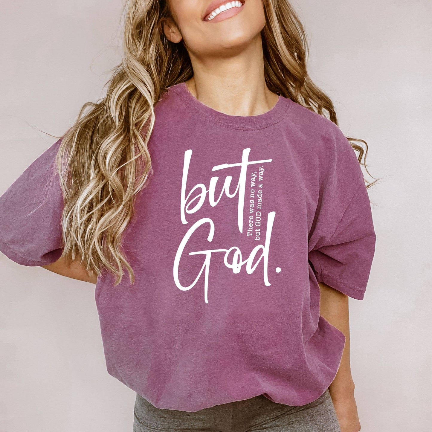 But God Tee - Christian Tee - Faith Tee - Fall Tee
