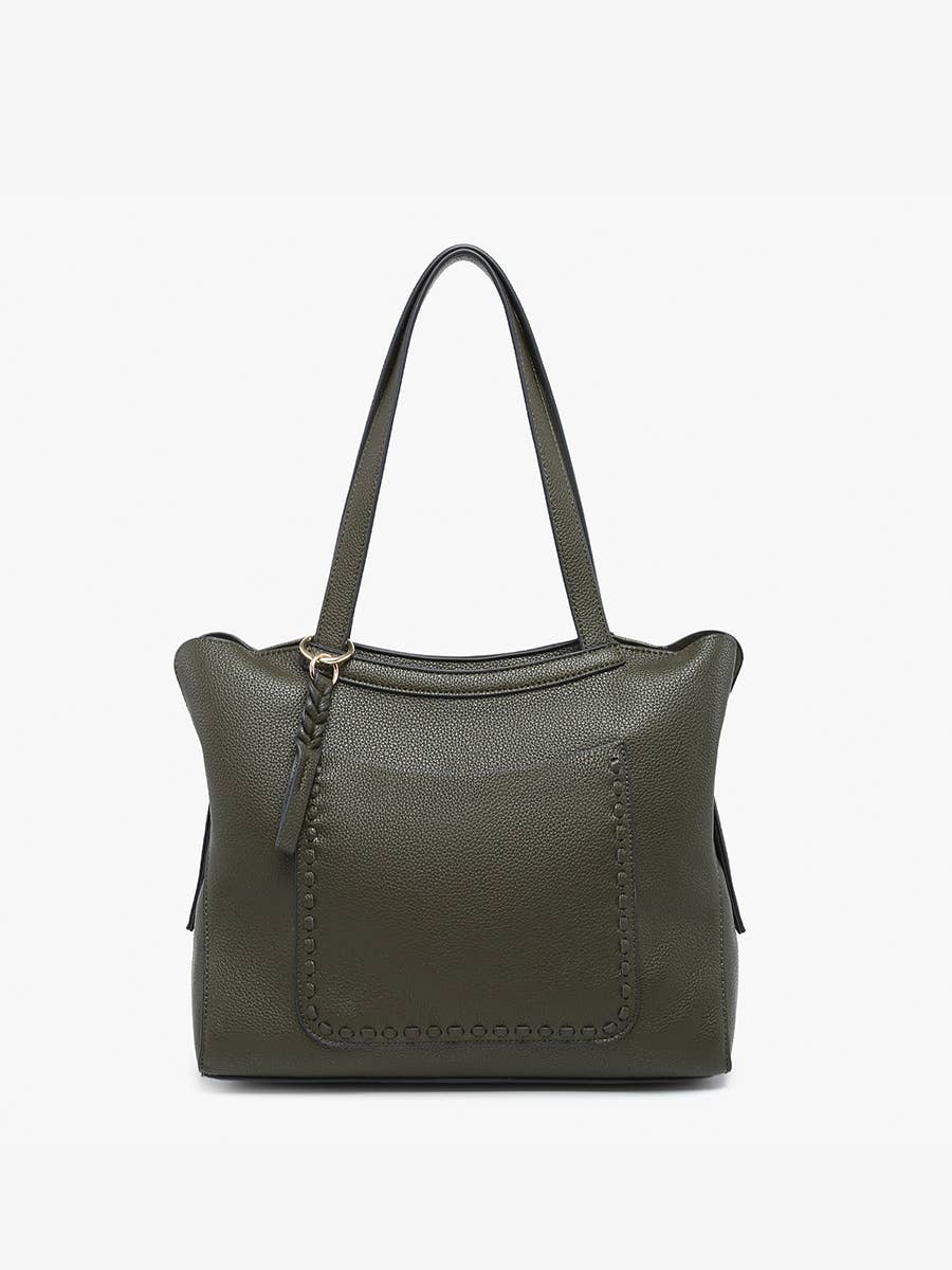 M2601 Hunter Pocket-Front Distressed Tote