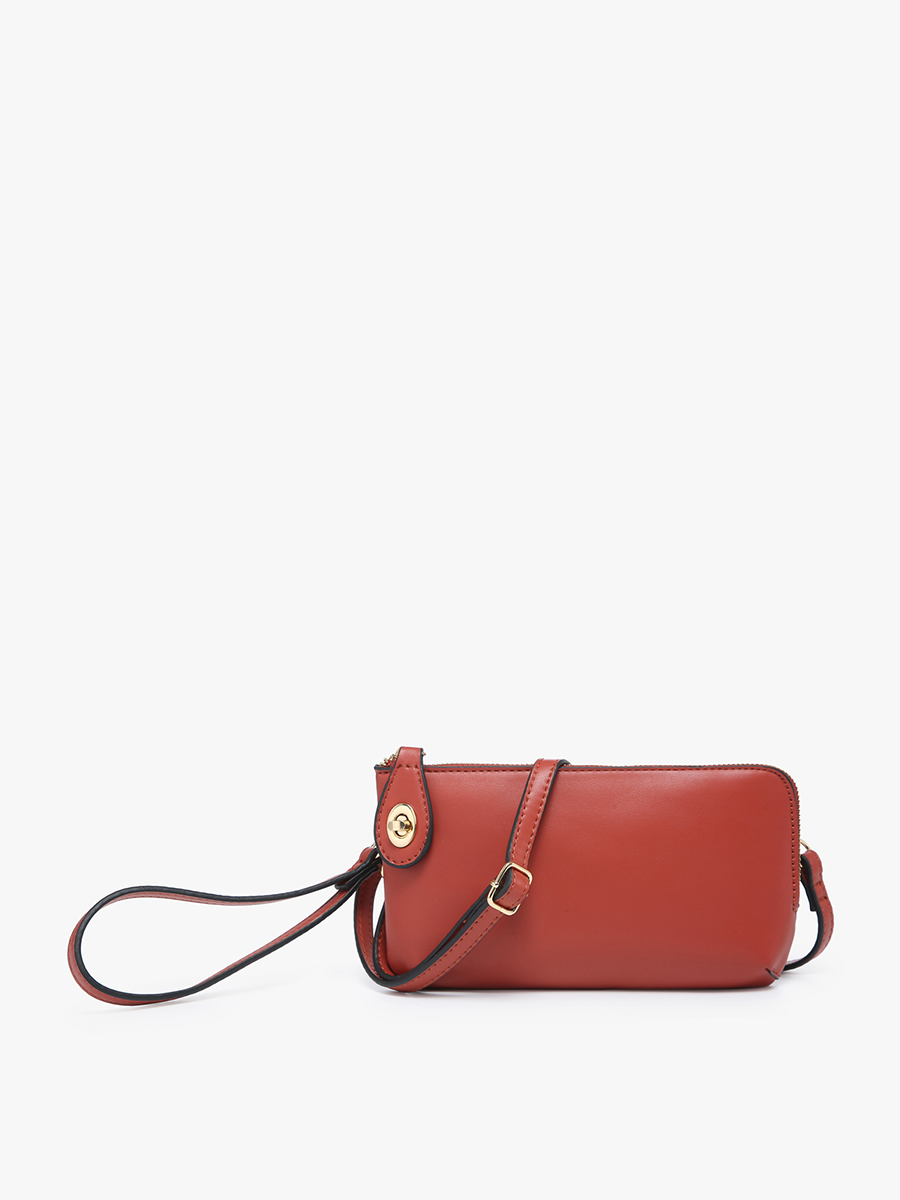 M1818 Kendall Crossbody/Wristlet w/ Twist Lock Closure