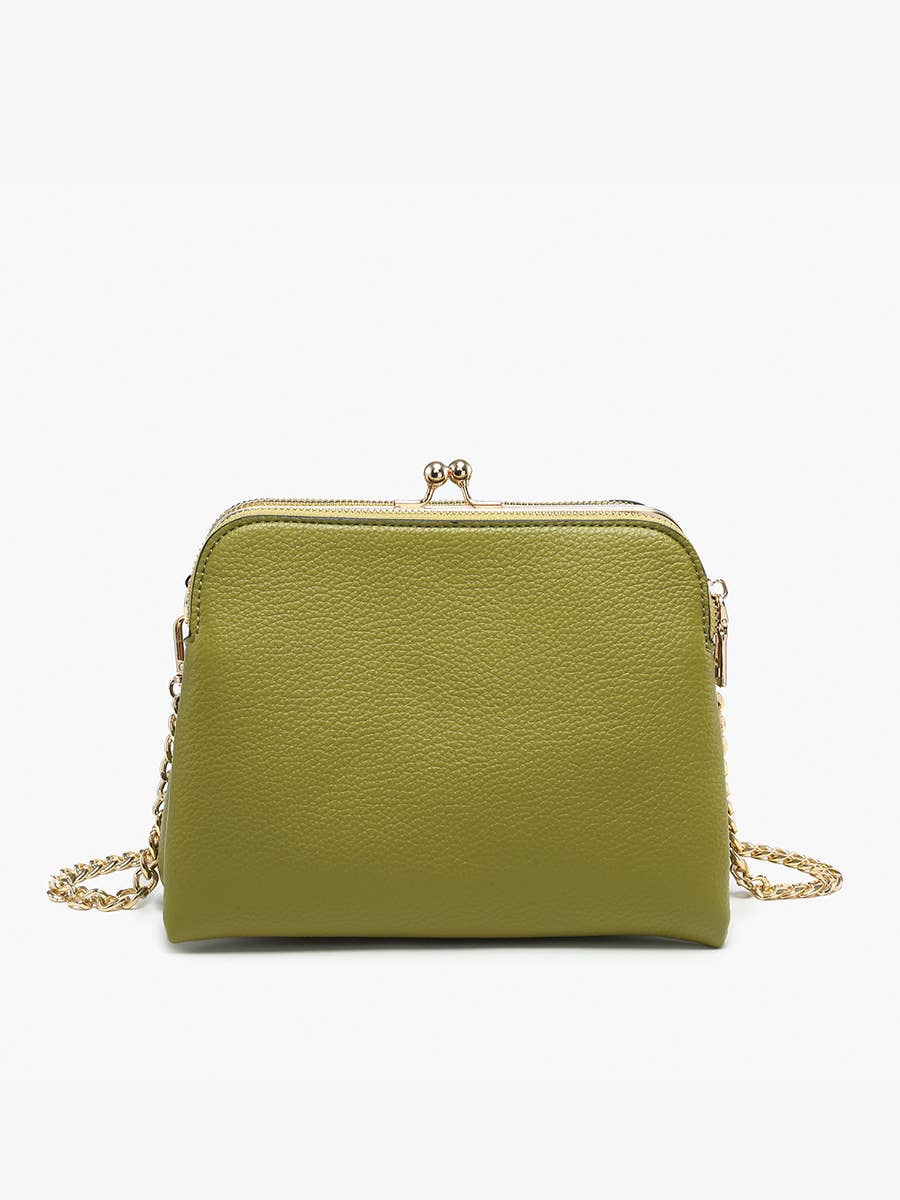 M2590 Kiva Snap Pouch Crossbody w/ Chain Strap