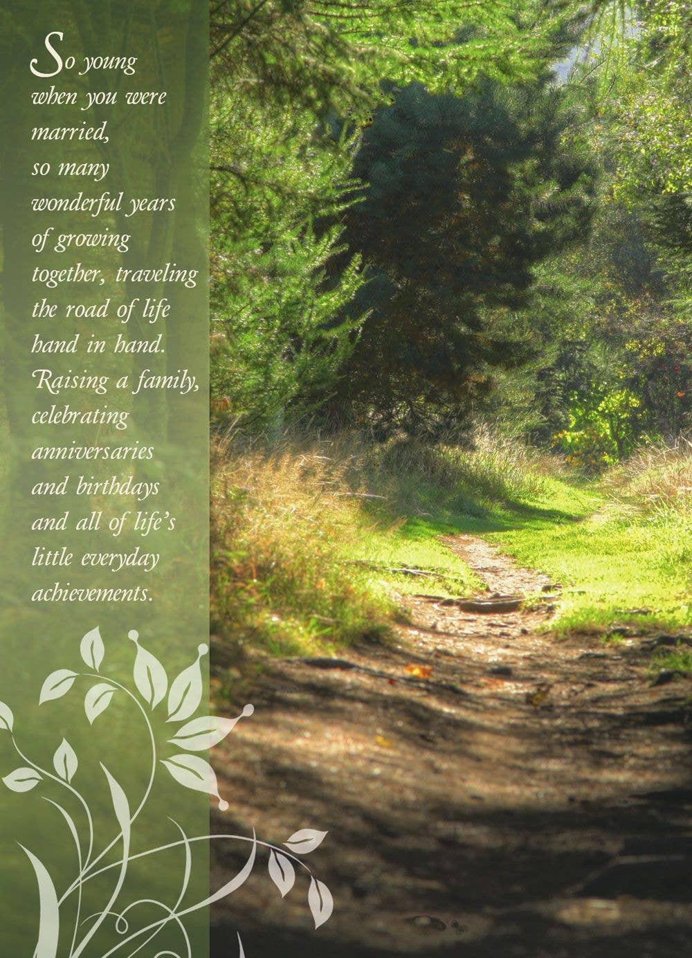 Sharing Life - Sympathy Loss of Spouse Card