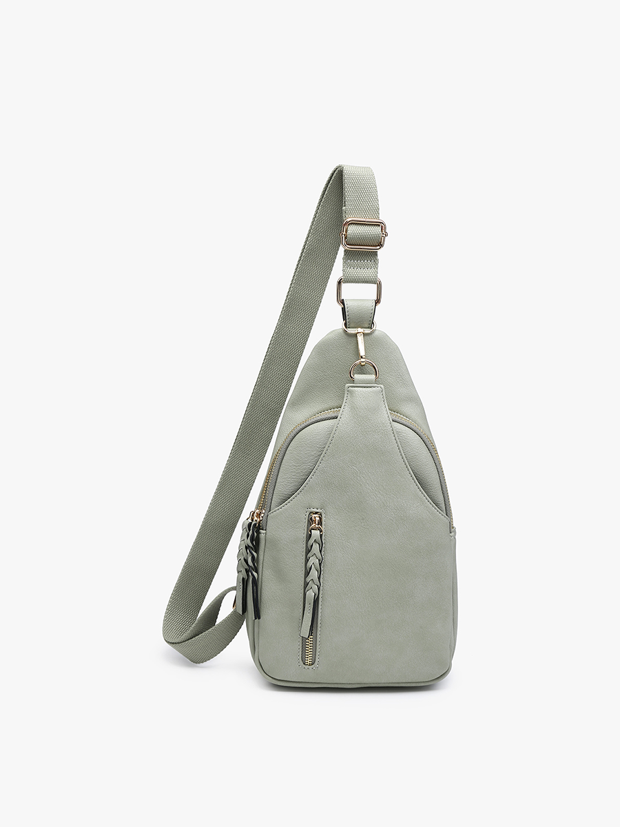 M2342 Nikki Dual Compartment Sling Pack Bag