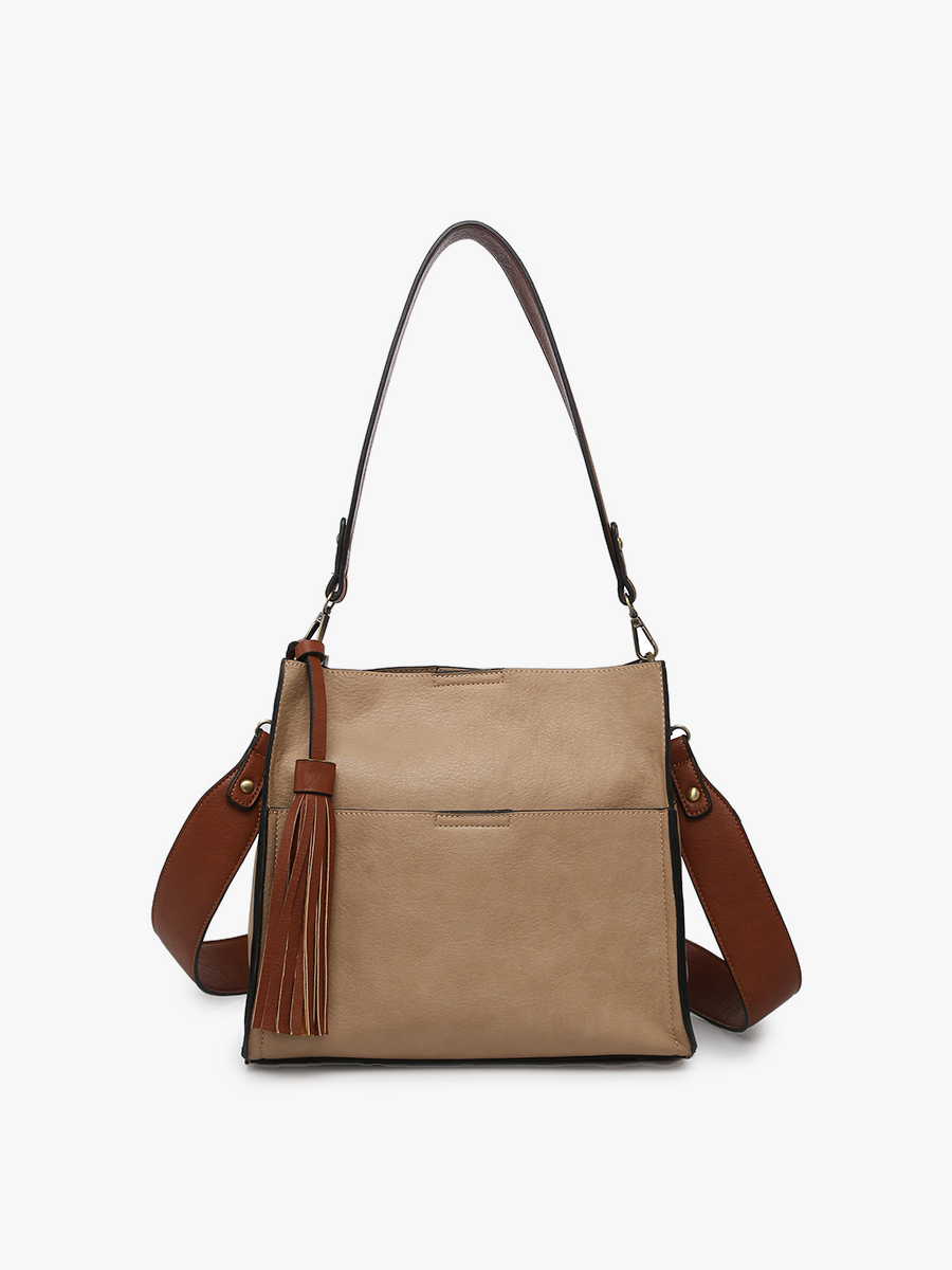 M1867 Lyla 2-in-1 Bucket Bag w/ Guitar Strap