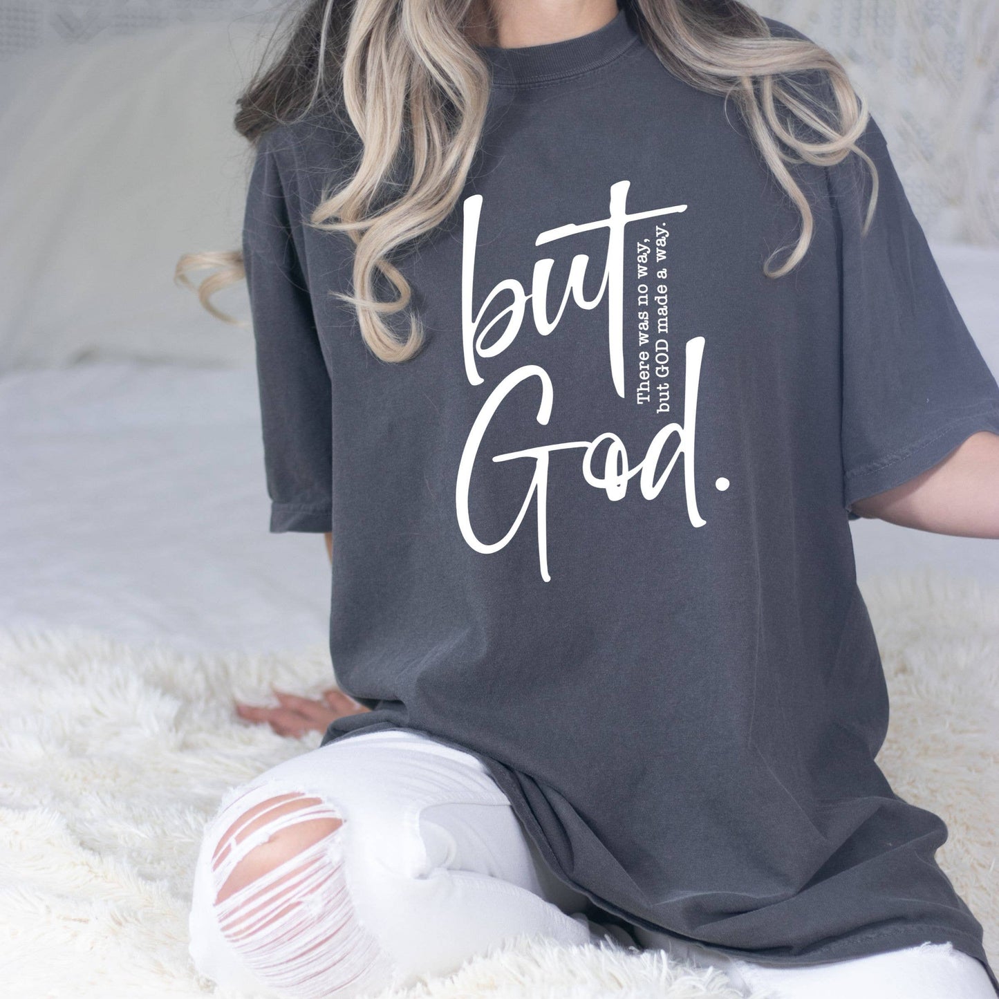 But God Tee - Christian Tee - Faith Tee - Fall Tee