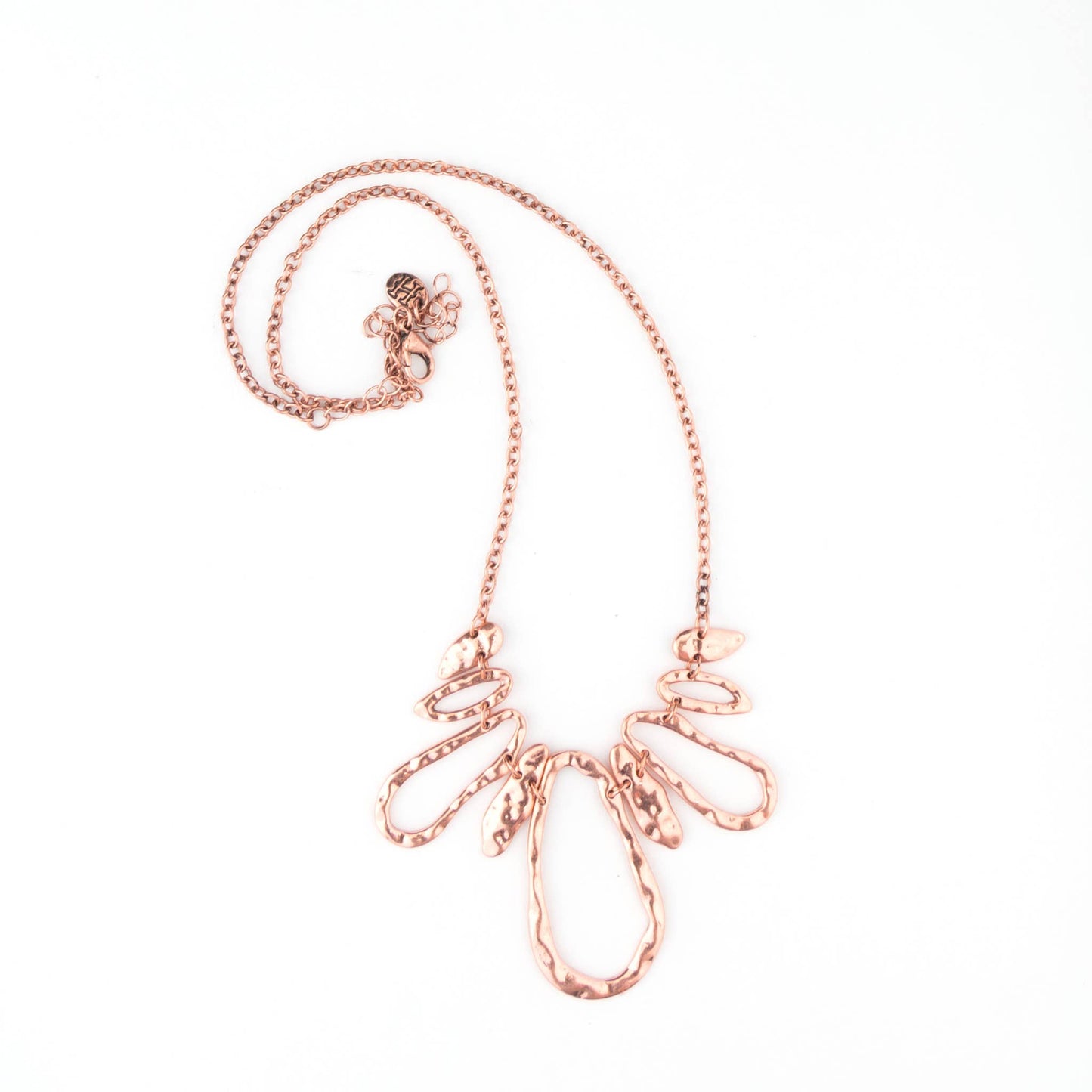 Drea Hammered Copper 18" Collar Necklace
