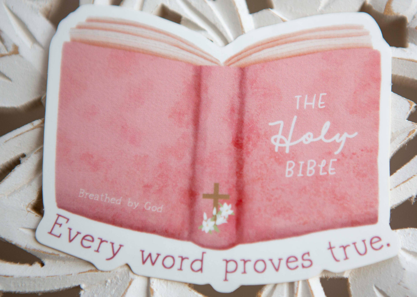 Holy Bible Christian Sticker