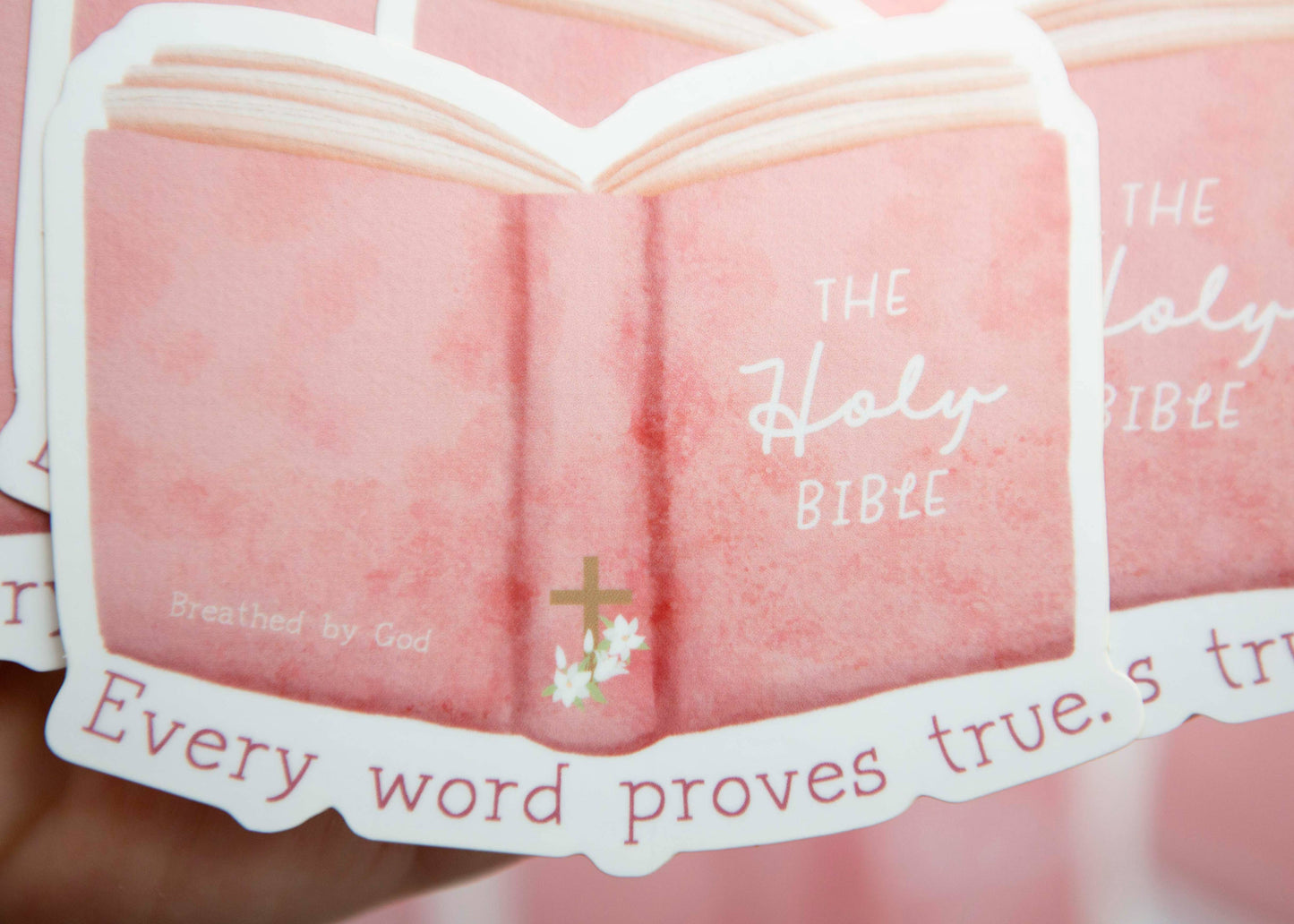 Holy Bible Christian Sticker