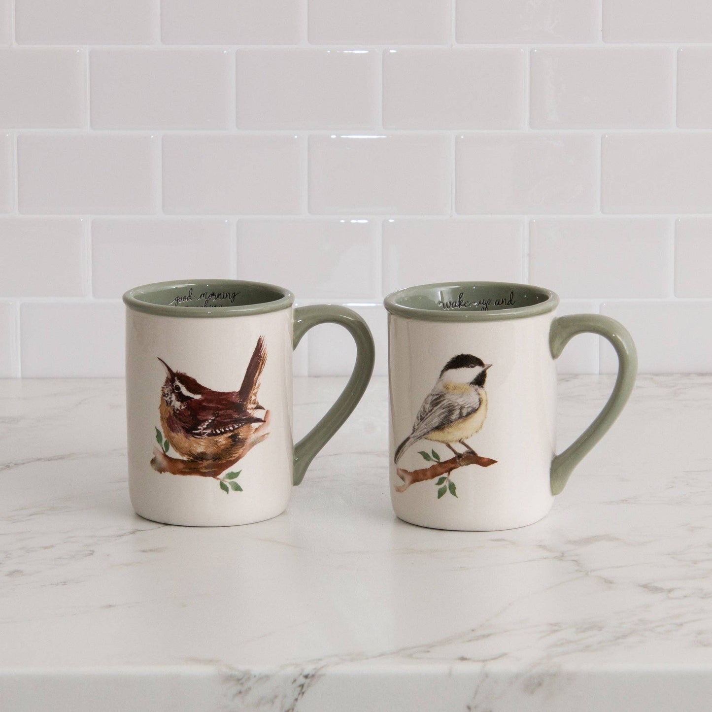 Birds On A Branch Mugs (Pk/02 Ast)