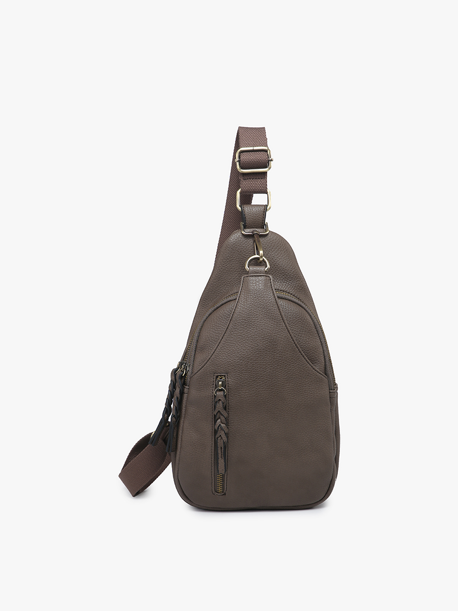 M2342 Nikki Dual Compartment Sling Pack Bag
