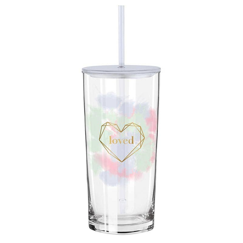 Glass Tumbler - loved