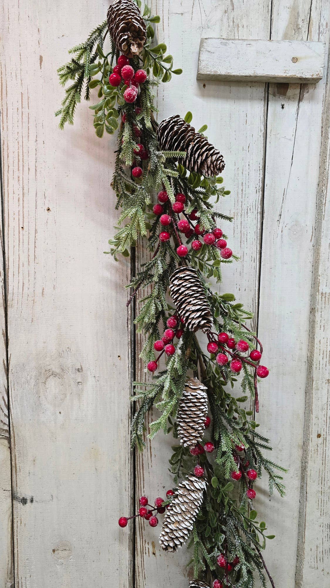 Crimson & Pine Garland