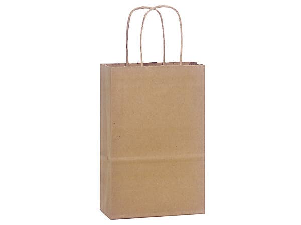 Recycled Brown Kraft Paper Shopping Bags