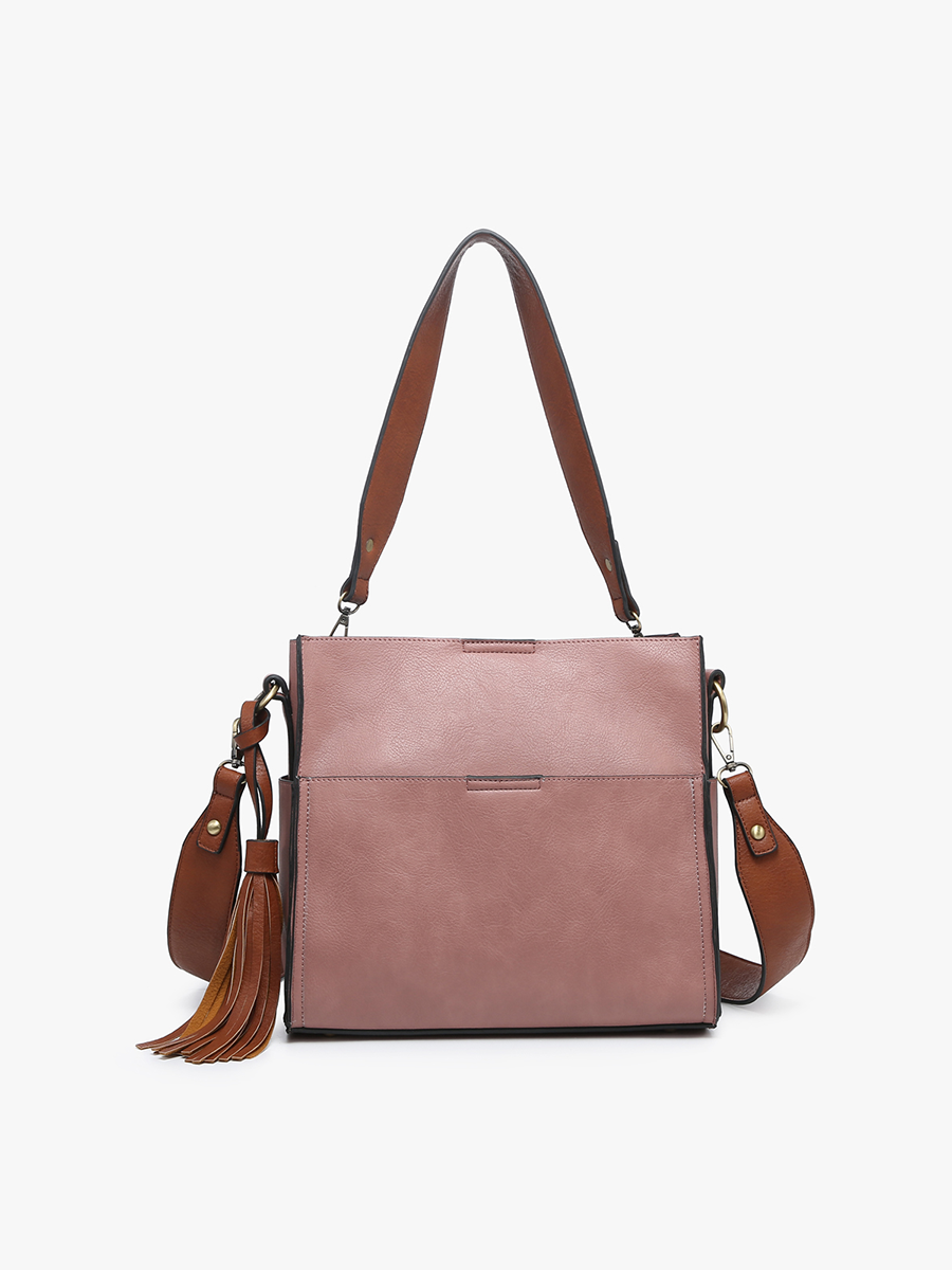 M1867 Lyla 2-in-1 Bucket Bag w/ Guitar Strap