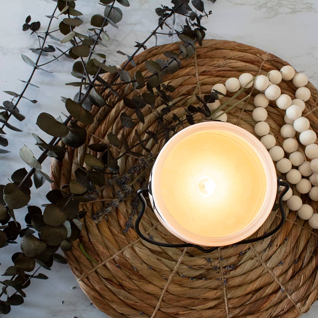 22 oz Butter Jar Candle: Cotton Blossom