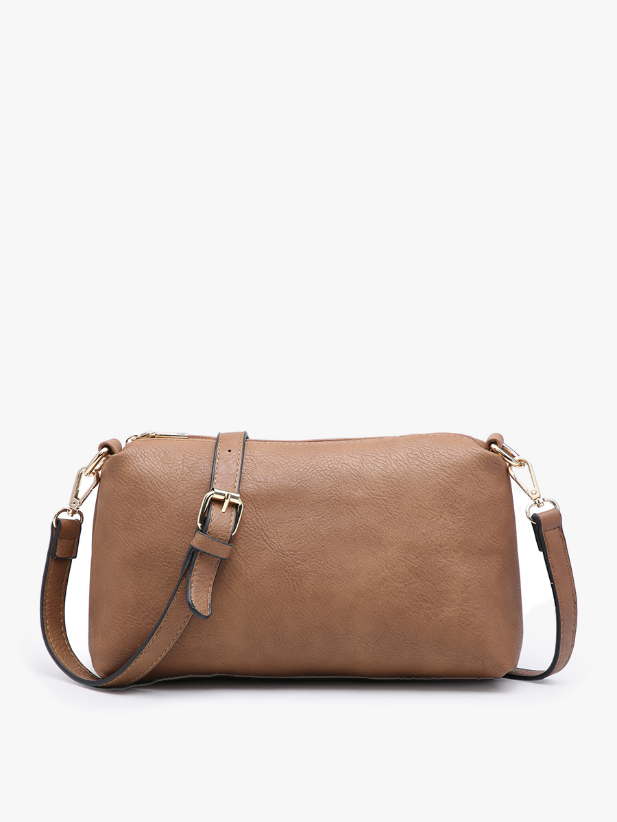 MJ1725 Aliza Large Tassel Monogrammable 2 in 1 Satchel