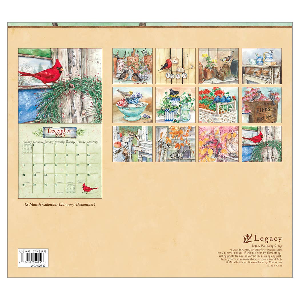 Outside My Window 2025 Wall Calendar