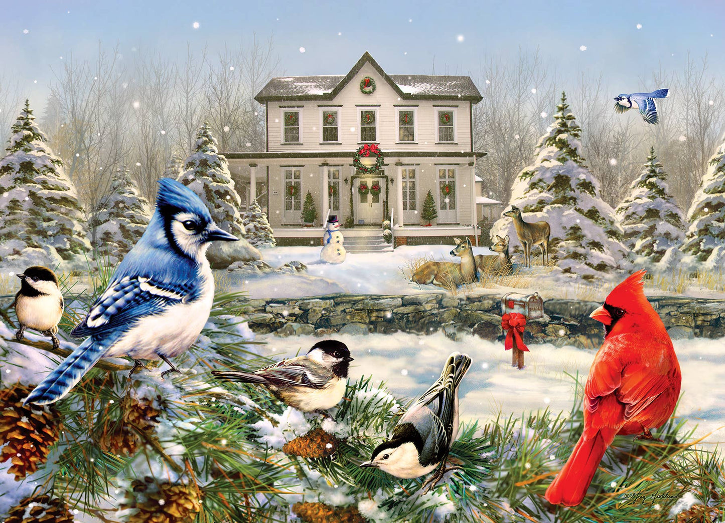 Country House Birds 1000pc puzzle