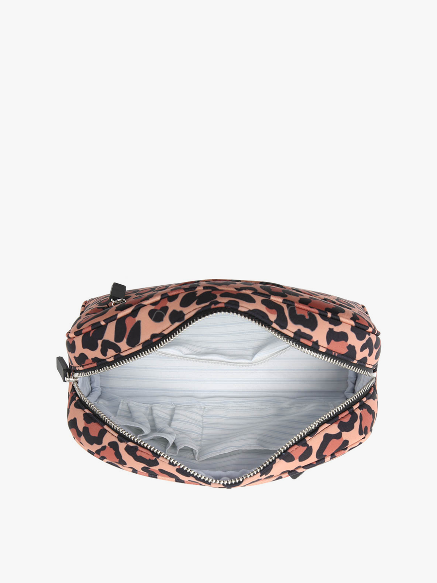 CS2107 Toni Neoprene Striped Cosmetic Bag