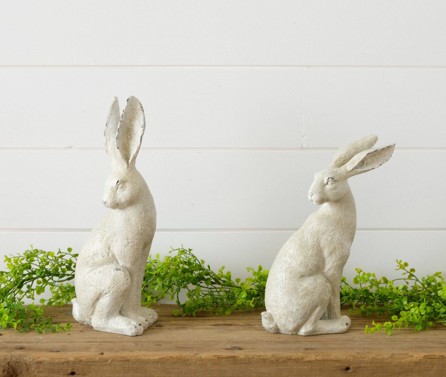 Distressed Rabbit Figurines (Pk/02 Ast) | Easter, Spring