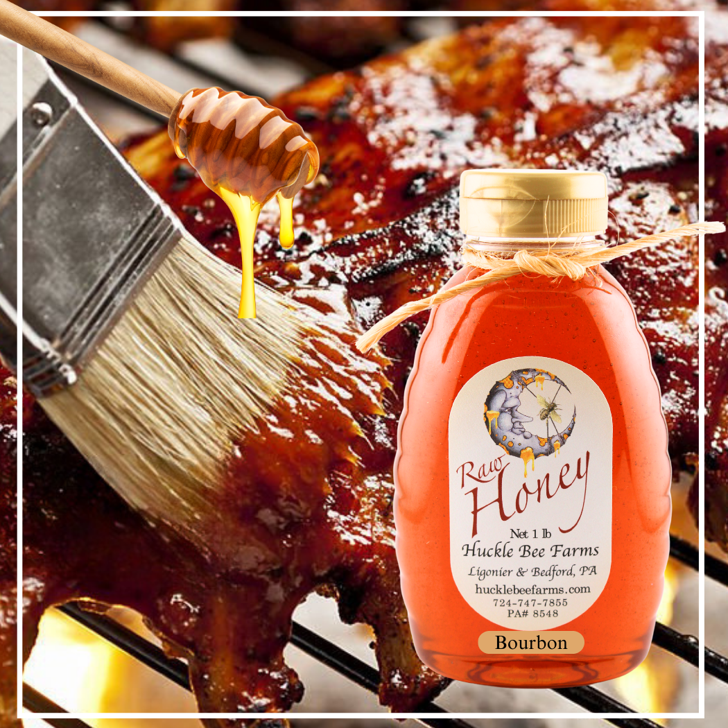 Bourbon Infused Raw Honey