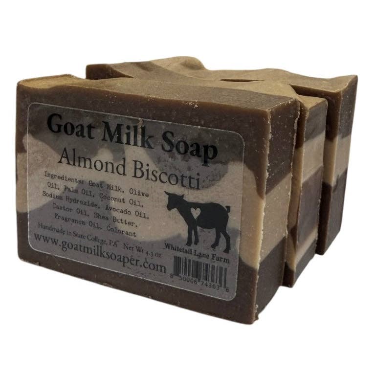 Almond Biscotti Goat Milk Soap