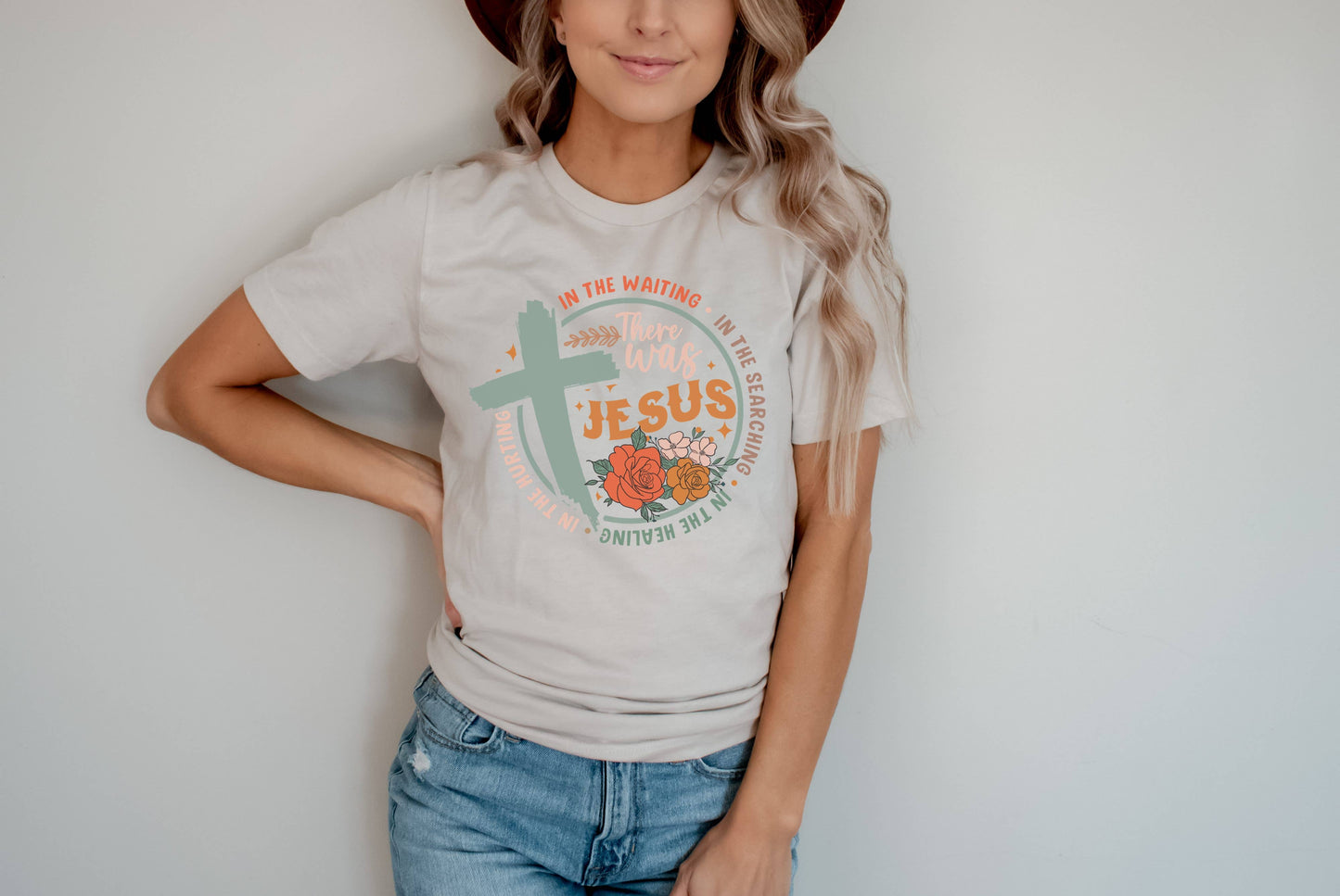 There Was Jesus Religious Graphic Tee