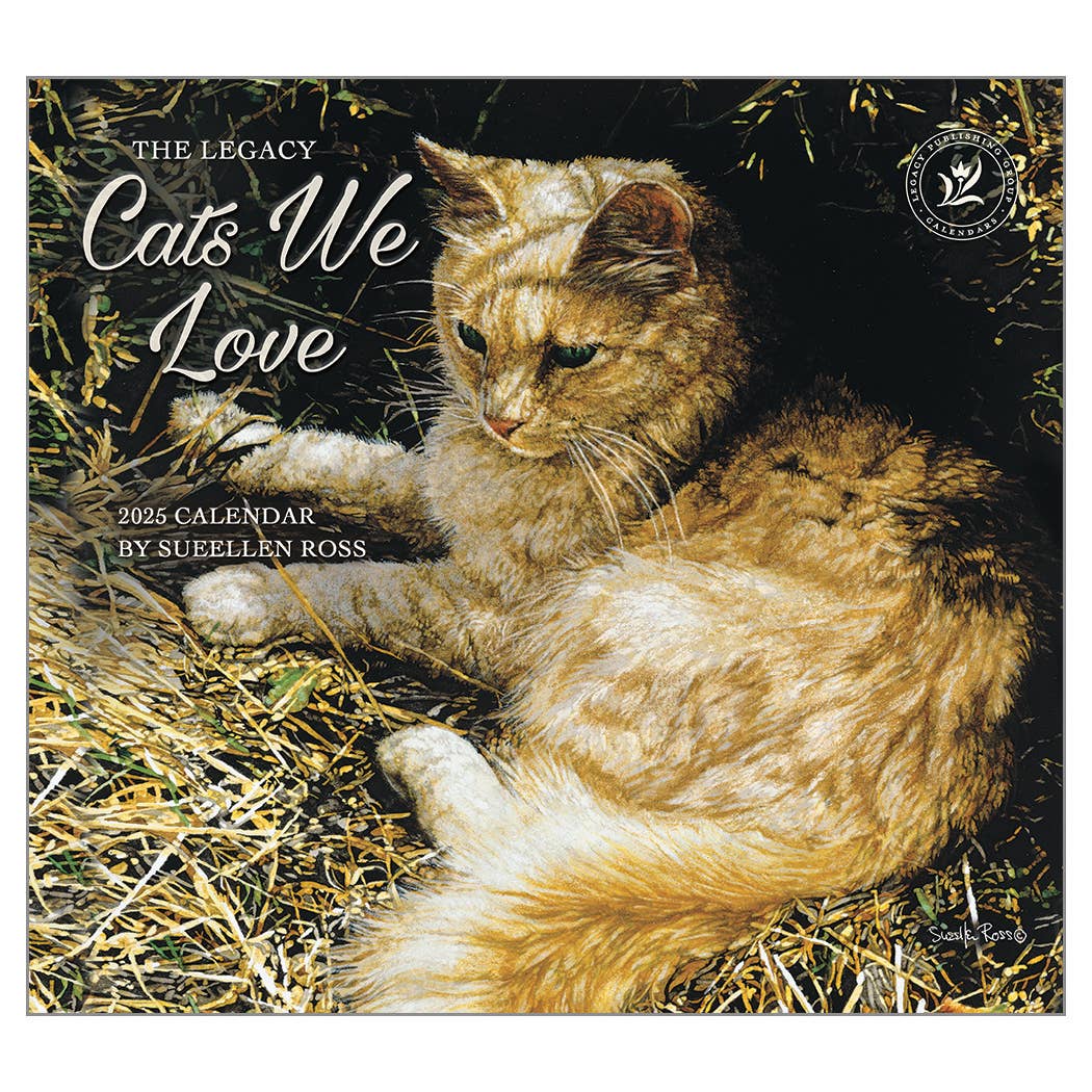 Cats We Love 2025 Wall Calendar