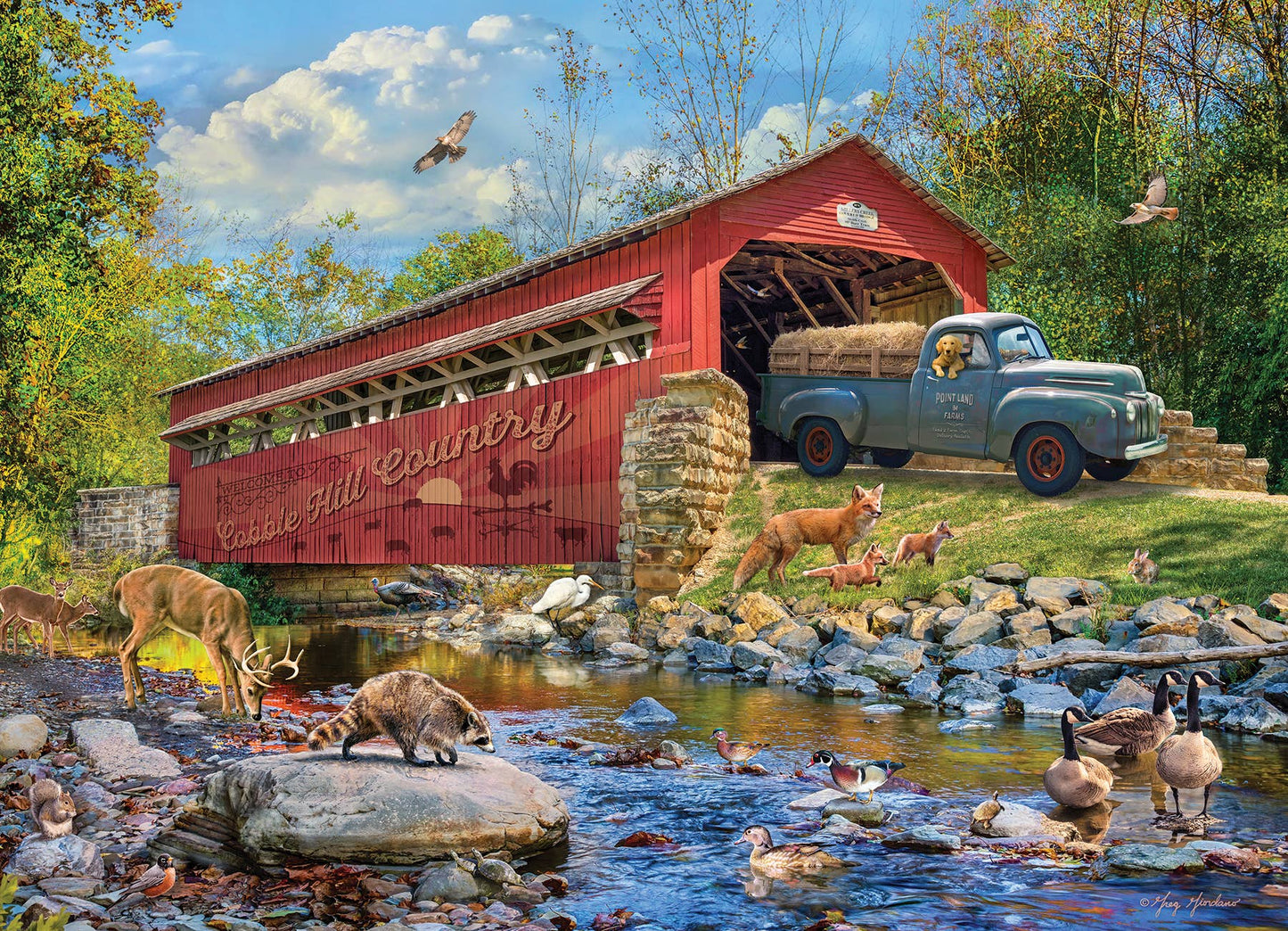 Welcome to Cobble Hill Country 1000pc puzzle