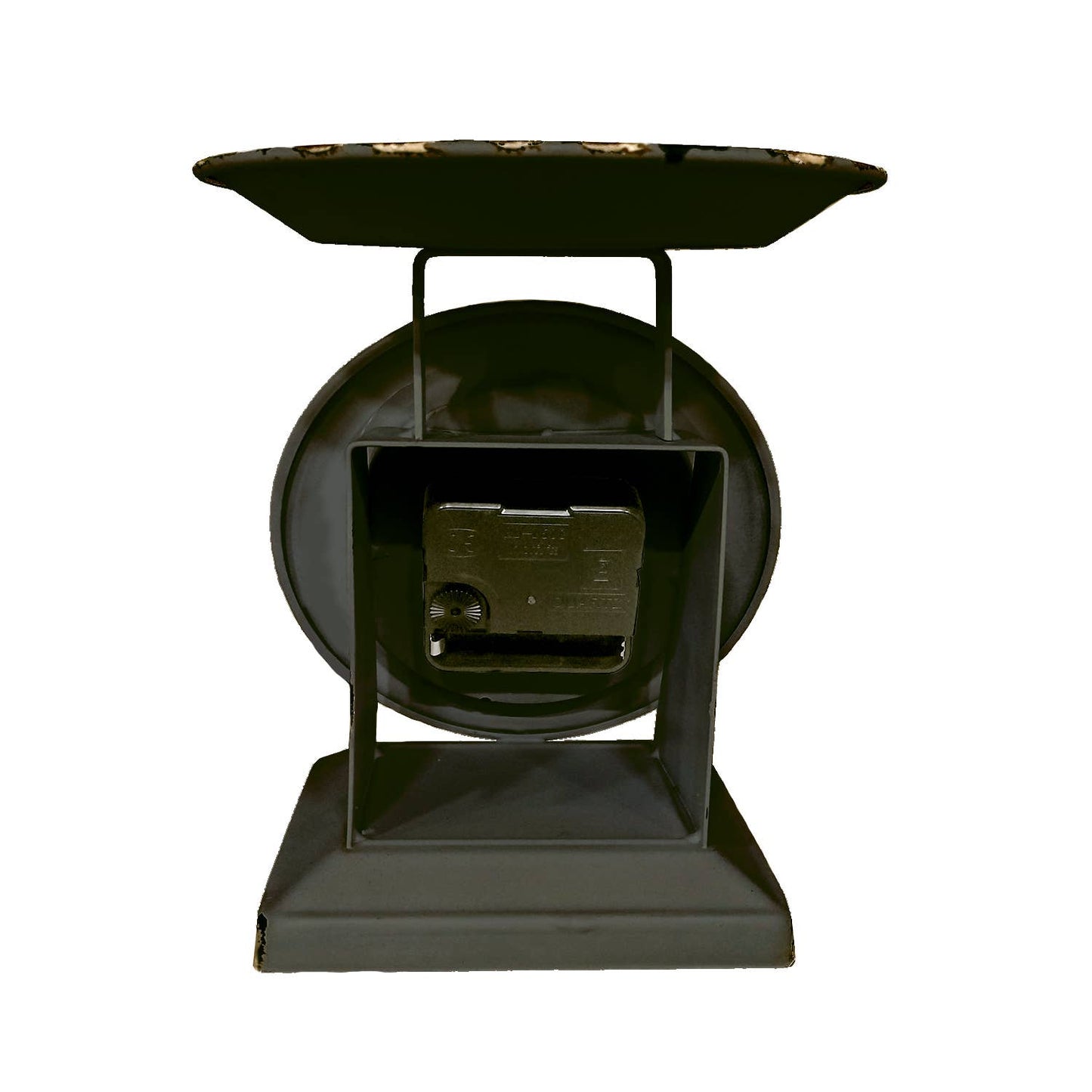 Vintage Black Old Town Scale Clock