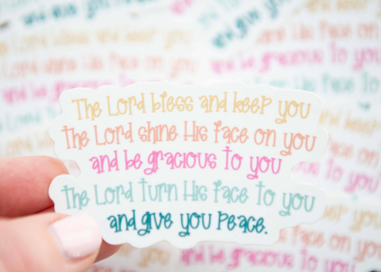 The Blessing Christian Vinyl Sticker