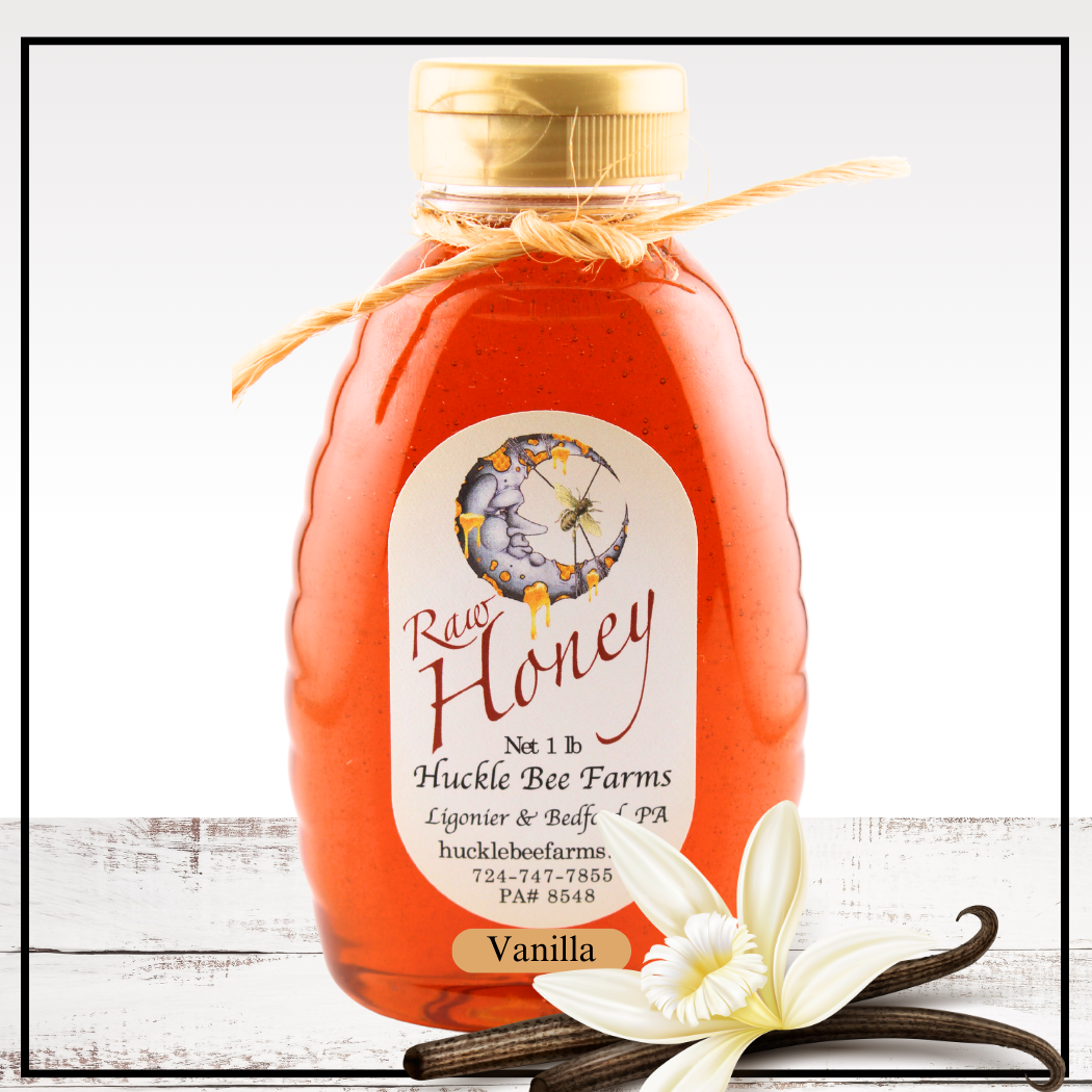 Vanilla Infused Raw Honey