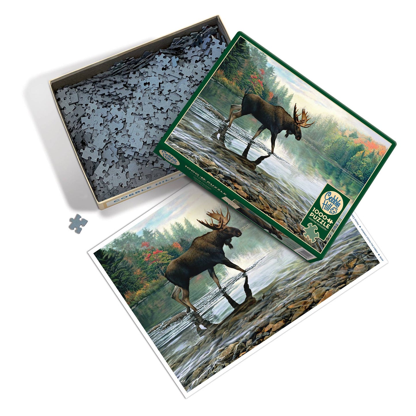 Moose Crossing 1000-Piece Cobble Hill Puzzle