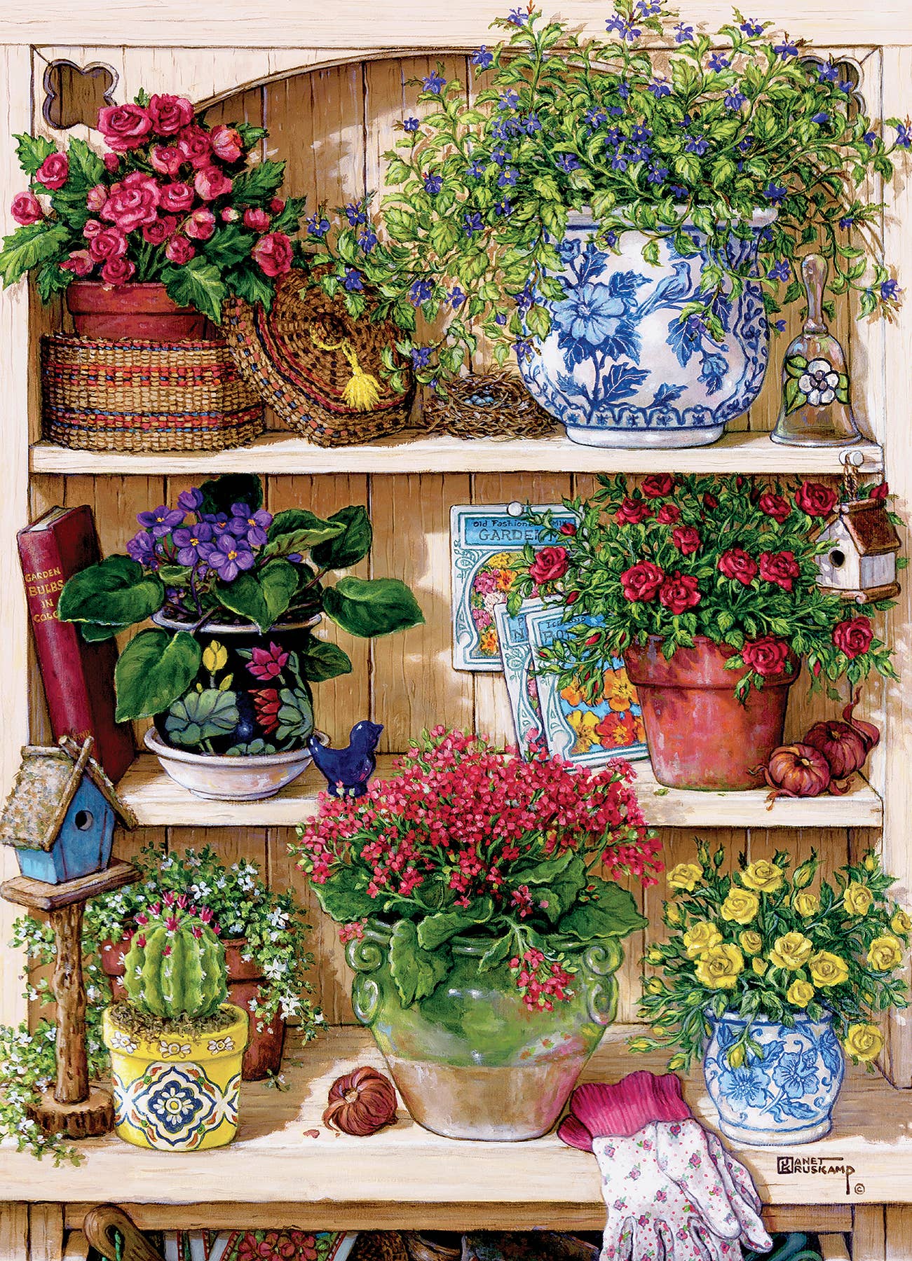 Flower Cupboard 500pc puzzle