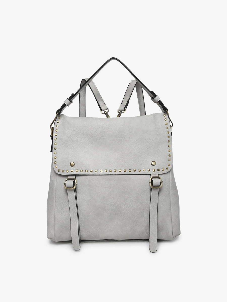 M2000 Indigo Backpack w/ Studded Details