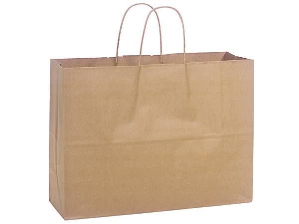 Recycled Brown Kraft Paper Shopping Bags