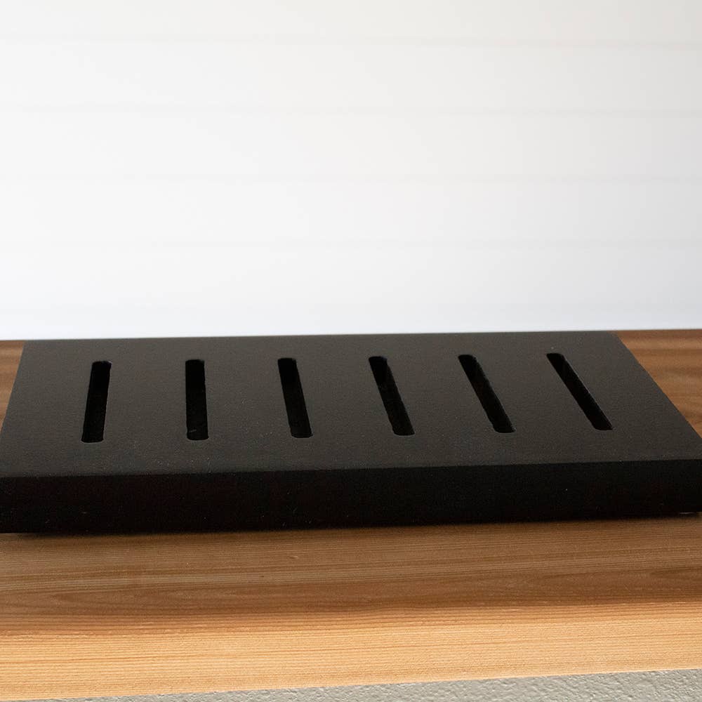 Black Wooden Wax Melt Display Tray – Case Pack of 6
