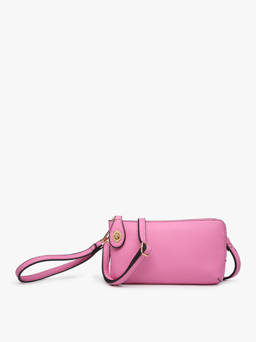 M1818 Kendall Crossbody/Wristlet w/ Twist Lock Closure