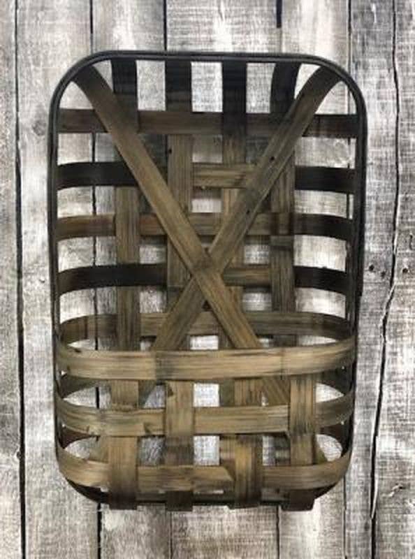 Replica Rect. Tobacco Basket with Pocket Natural