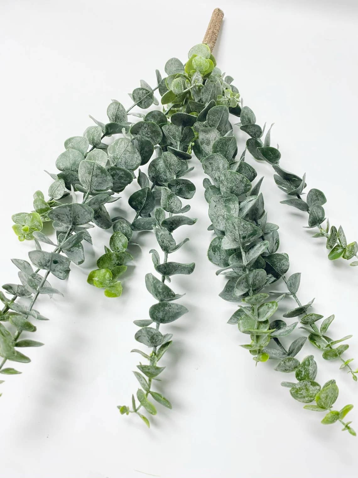 22"Real Touch flocked Spiral Eucalyptus Bush