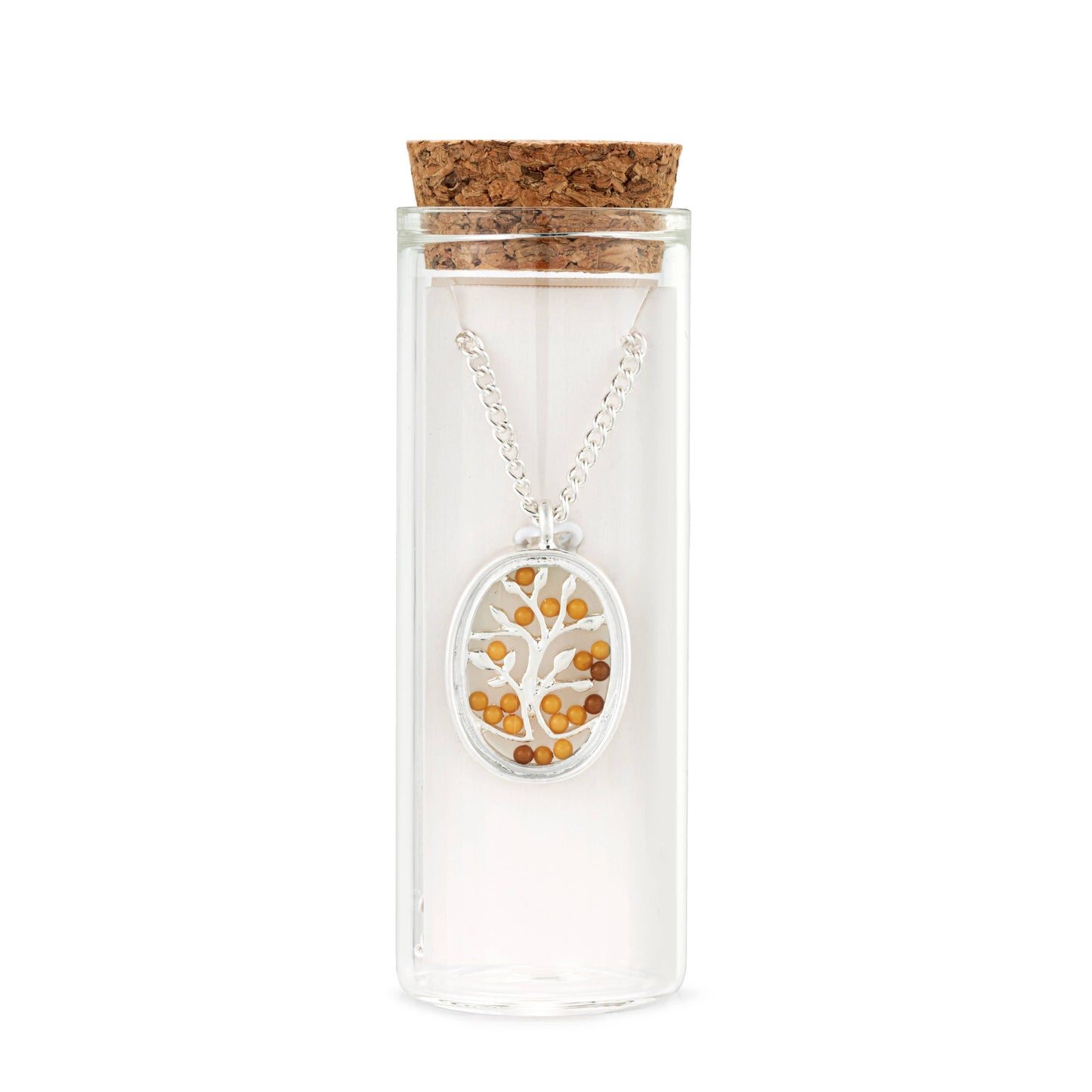 Mustard Seed Necklace - Silver