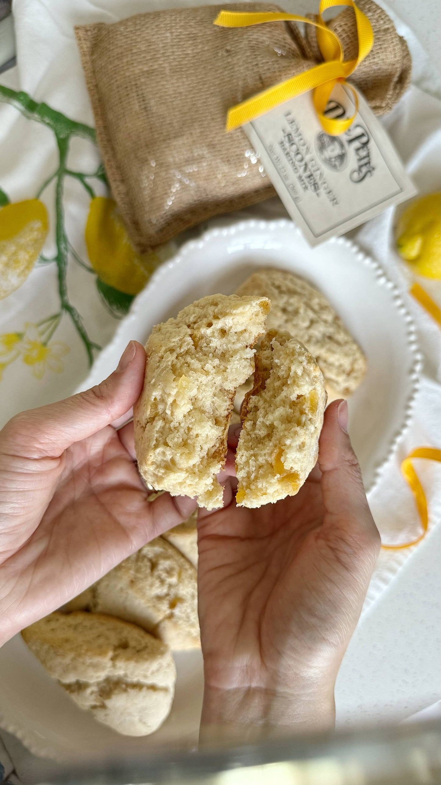 Lemon Ginger Scones