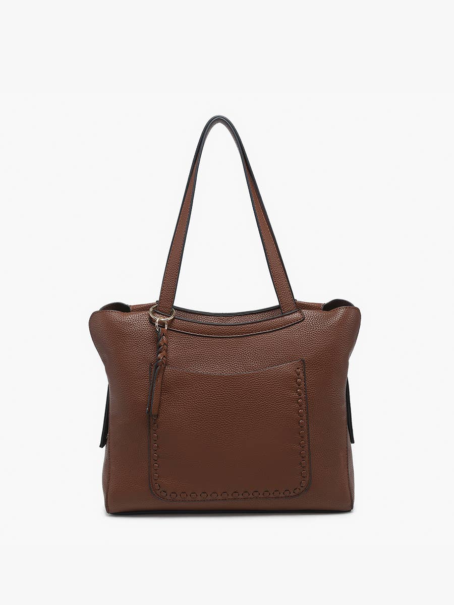 M2601 Hunter Pocket-Front Distressed Tote
