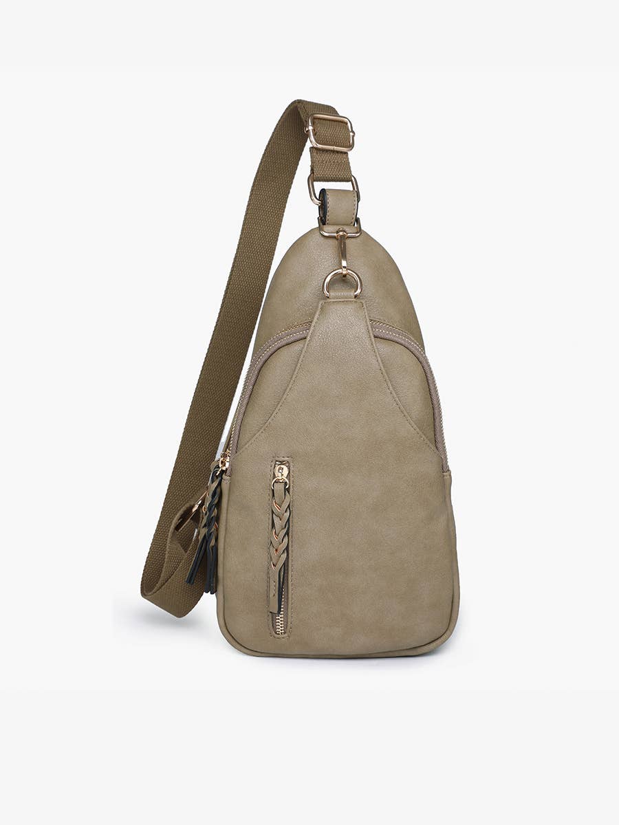 M2342 Nikki Dual Compartment Sling Pack Bag