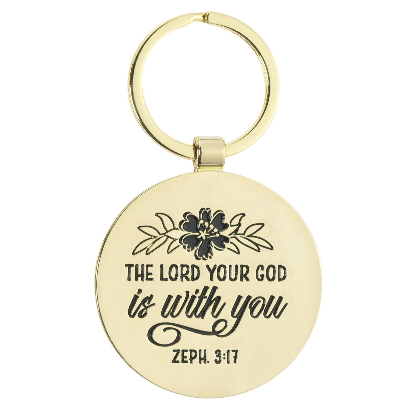 Keychain Teach Encourage Inspire Zeph. 3:17