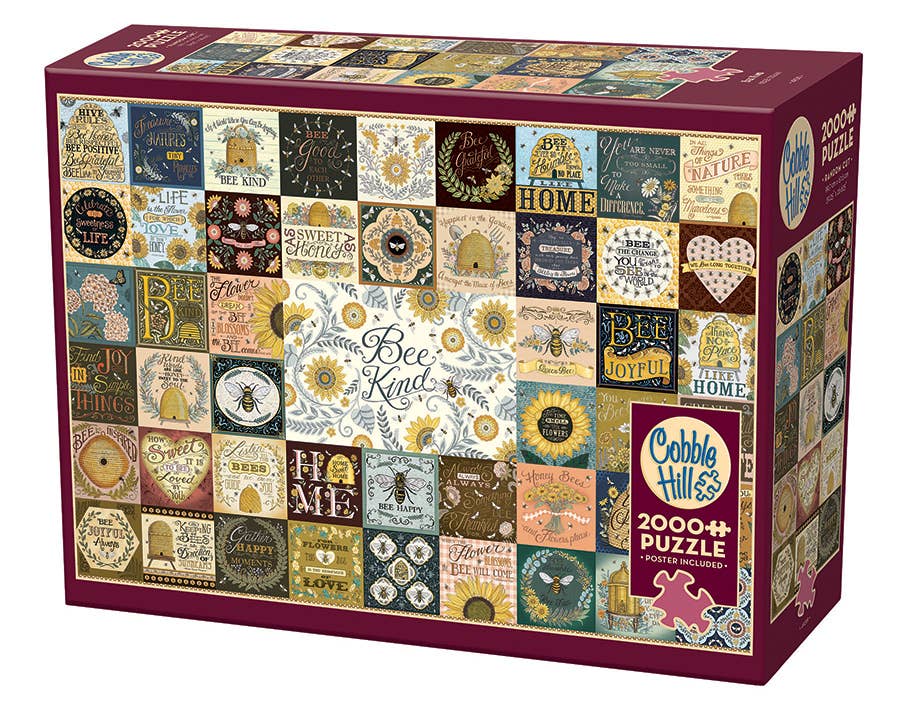 Bee Kind 2000pc puzzle