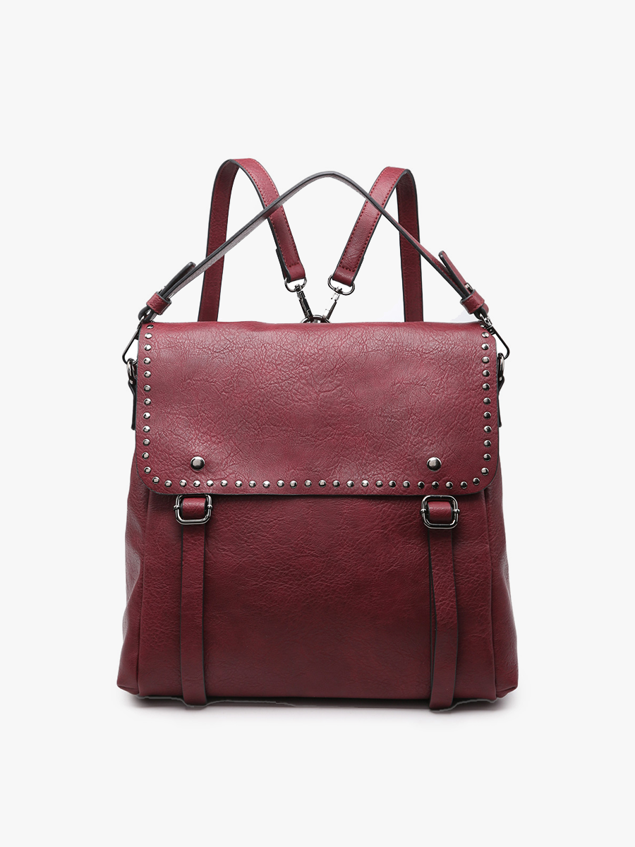 M2000 Indigo Backpack w/ Studded Details