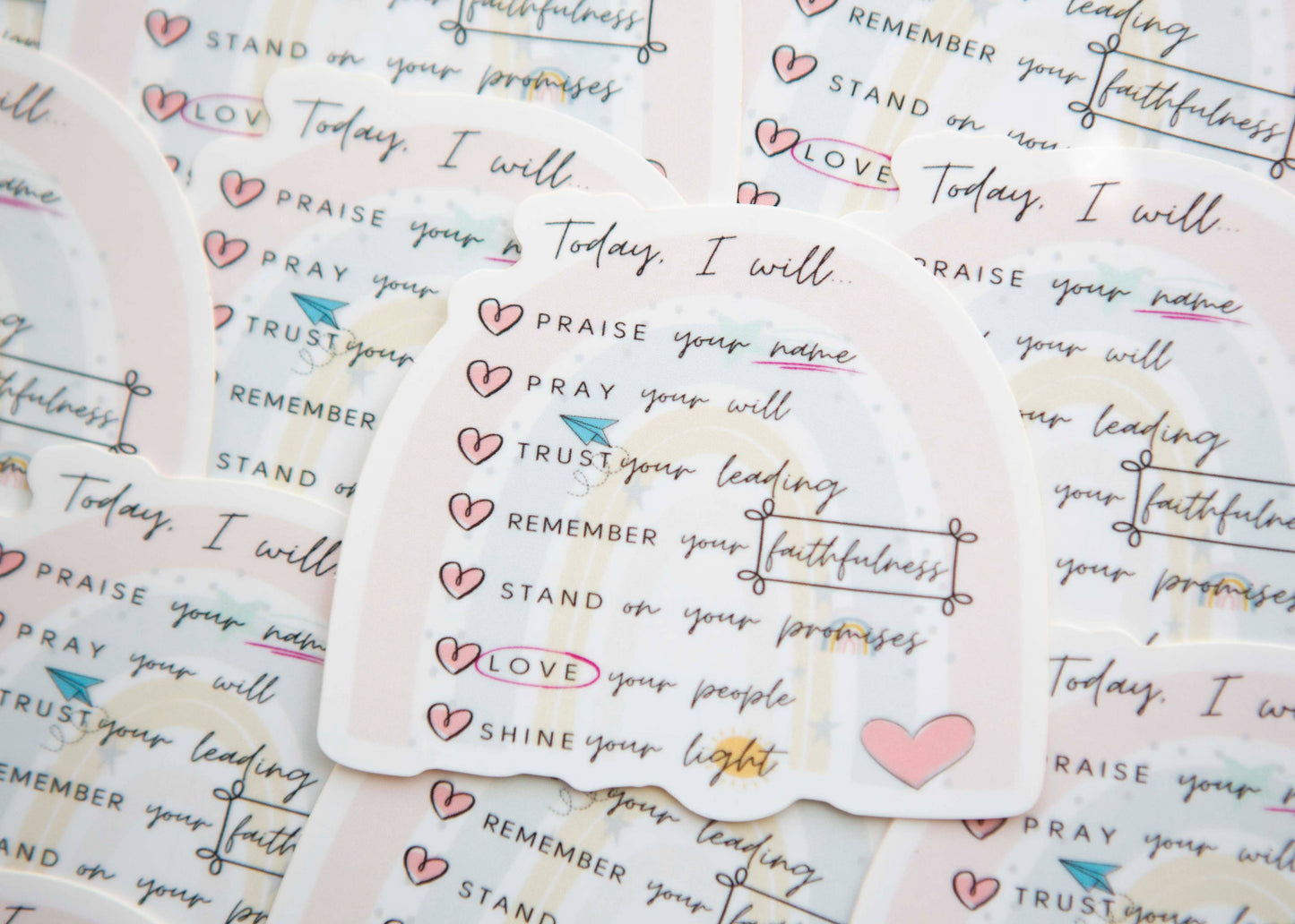 Cute Christian Vinyl Sticker