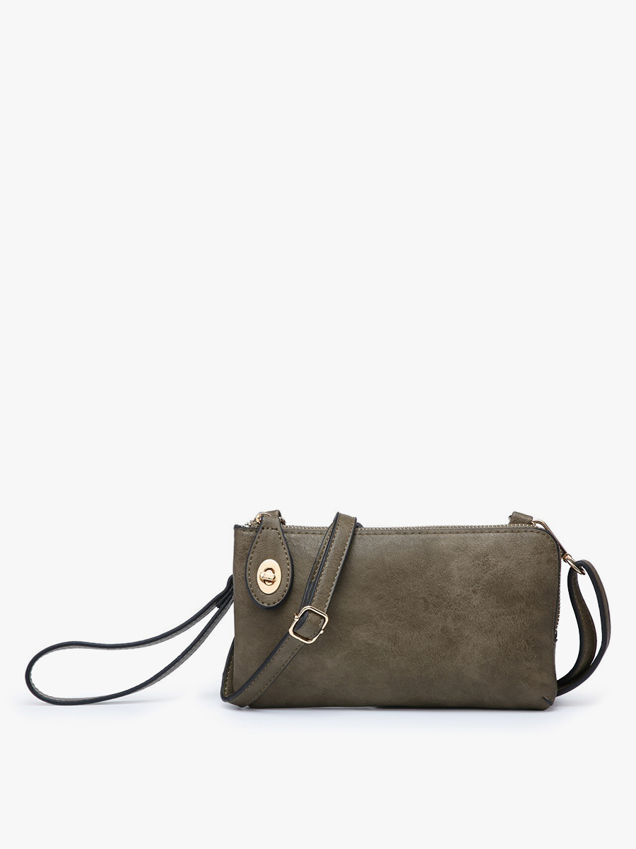 M1818 Kendall Crossbody/Wristlet w/ Twist Lock Closure