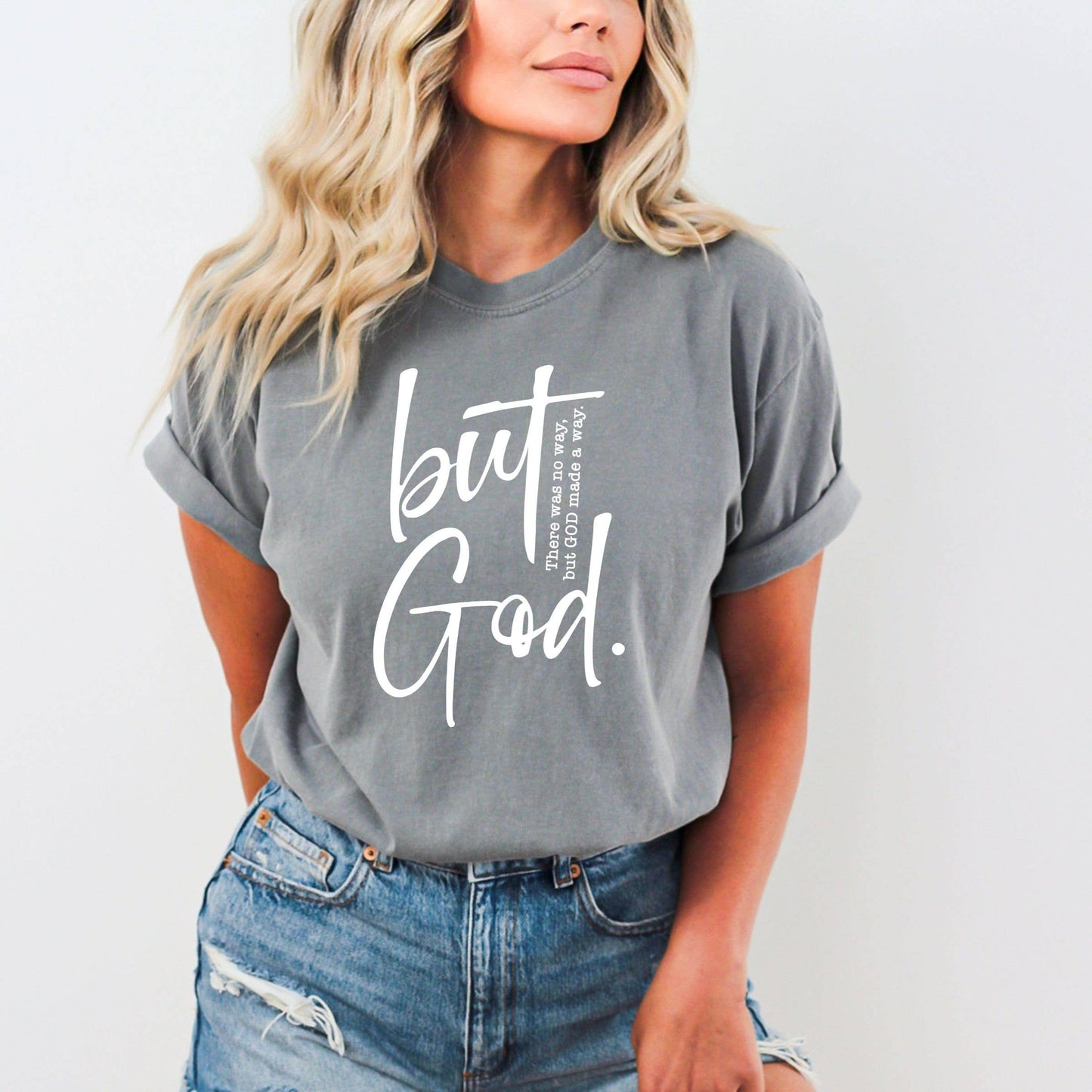 But God Tee - Christian Tee - Faith Tee - Fall Tee