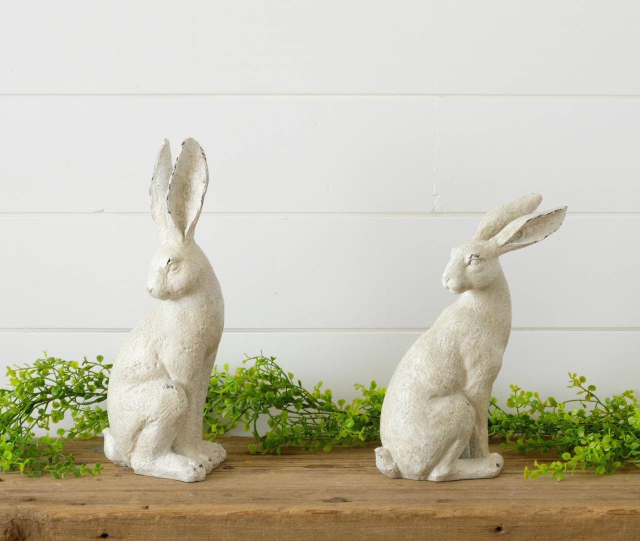 Distressed Rabbit Figurines (Pk/02 Ast) | Easter, Spring
